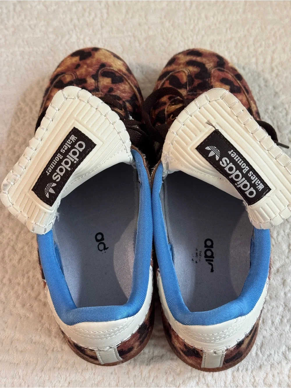SOLD Adidas Wales Bonner Leopard Print Samba Sneakers